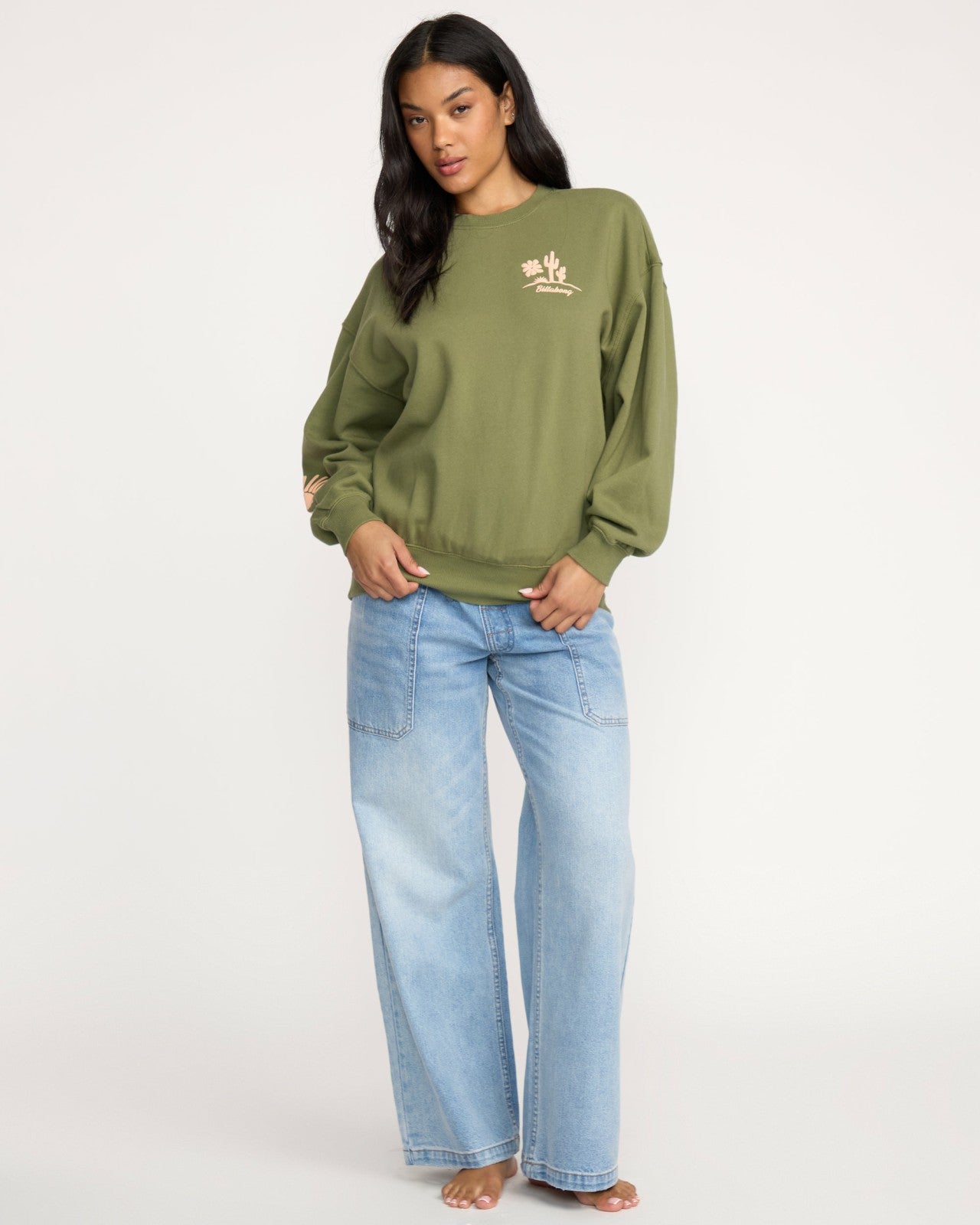Sun Wave Livin Kendal Crewneck Sweatshirt - Luv Army