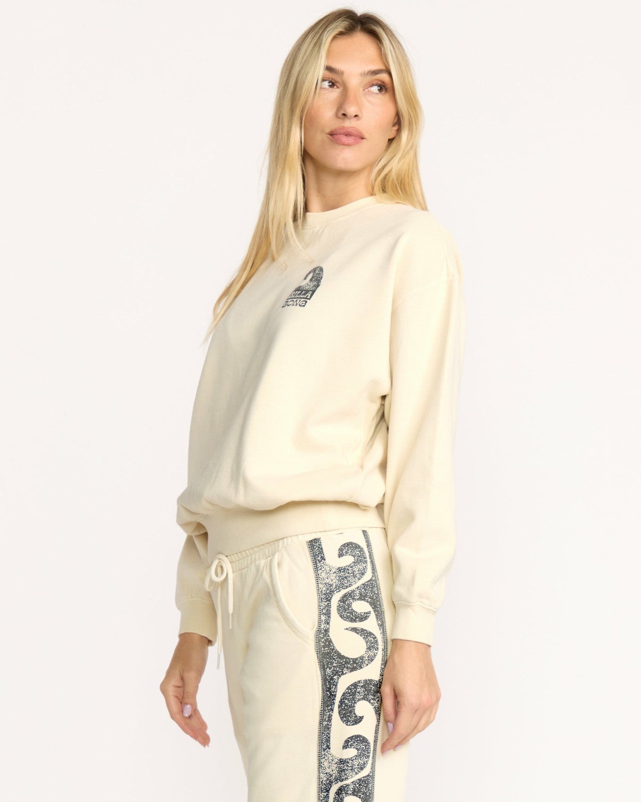 Sun Wave Livin Kendal Crewneck Sweatshirt - Whitecap