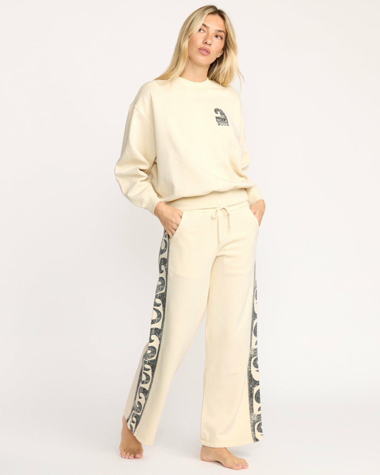 Sun Wave Livin Kendal Crewneck Sweatshirt - Whitecap