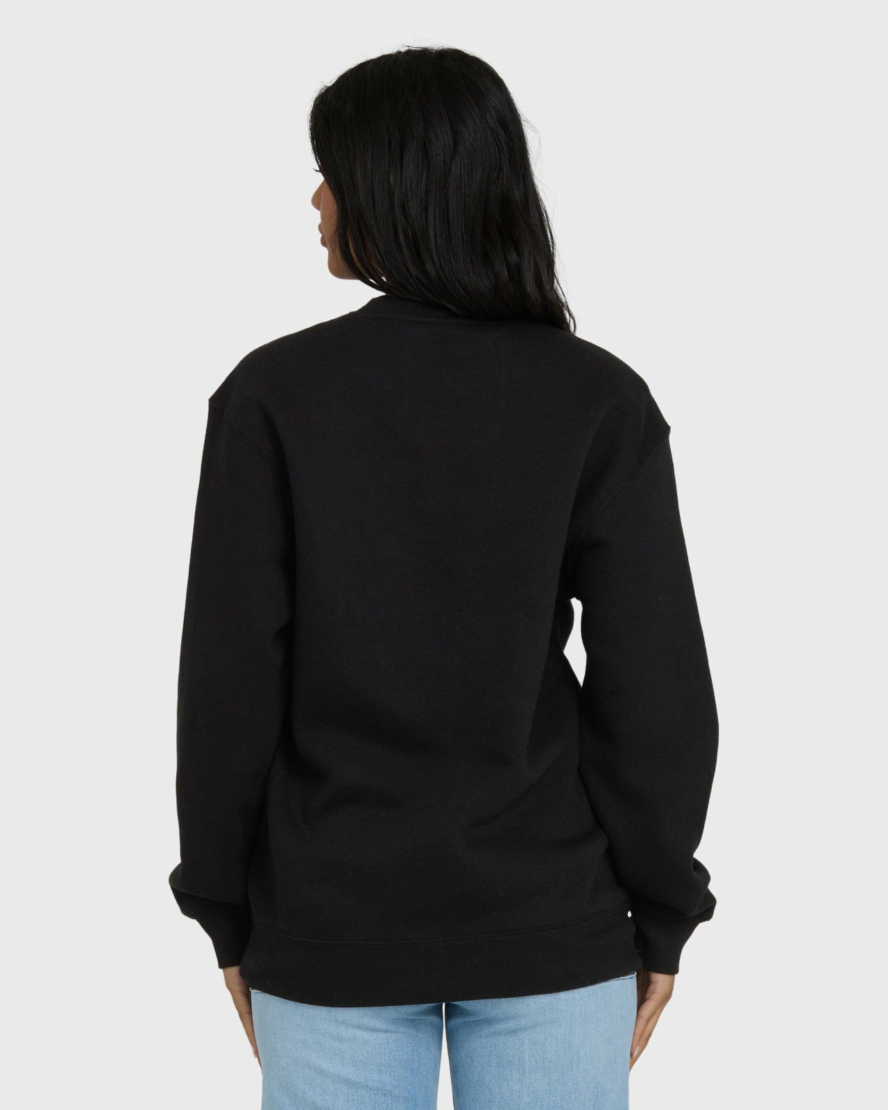 Surfing Solo California Crewneck Sweatshirt - Black
