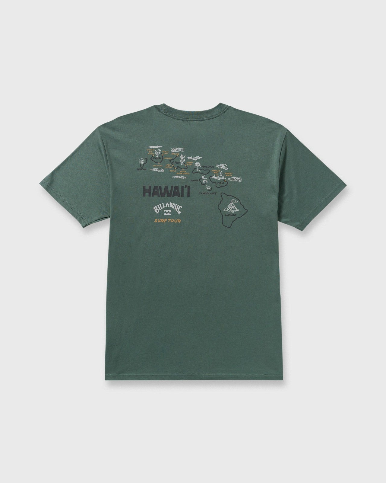 Surf Tour Hi Premium Short Sleeve T-Shirt - Dark Slate