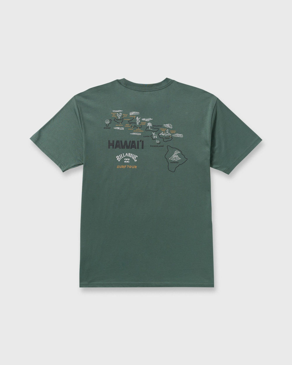 Surf Tour Hi Premium Short Sleeve T-Shirt - Dark Slate