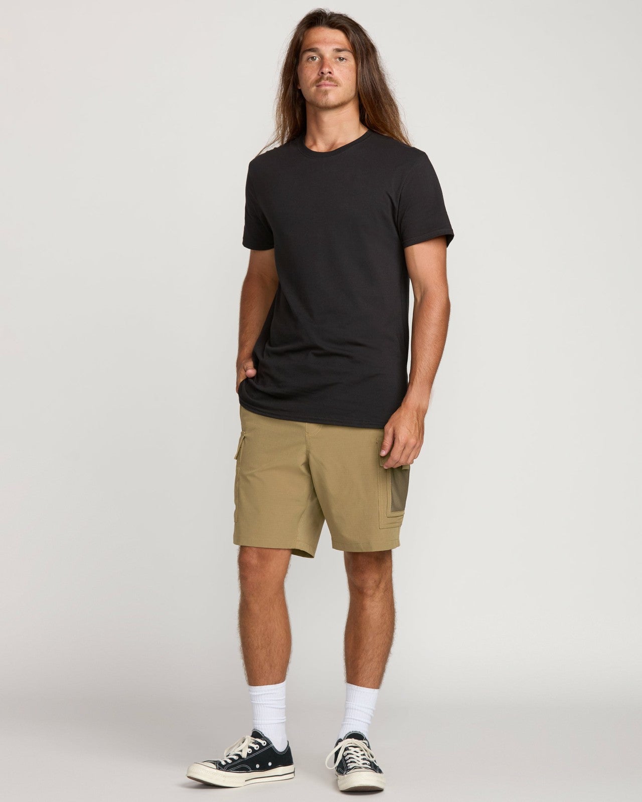 Surftrek Cargo Hybrid Shorts - Gravel