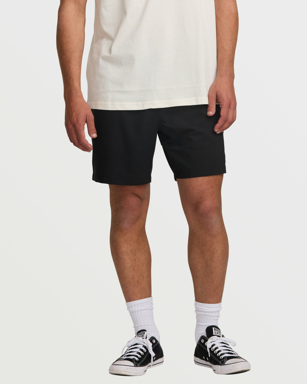 Surftrek Elastic Submersible 17" Hybrid Shorts - Black