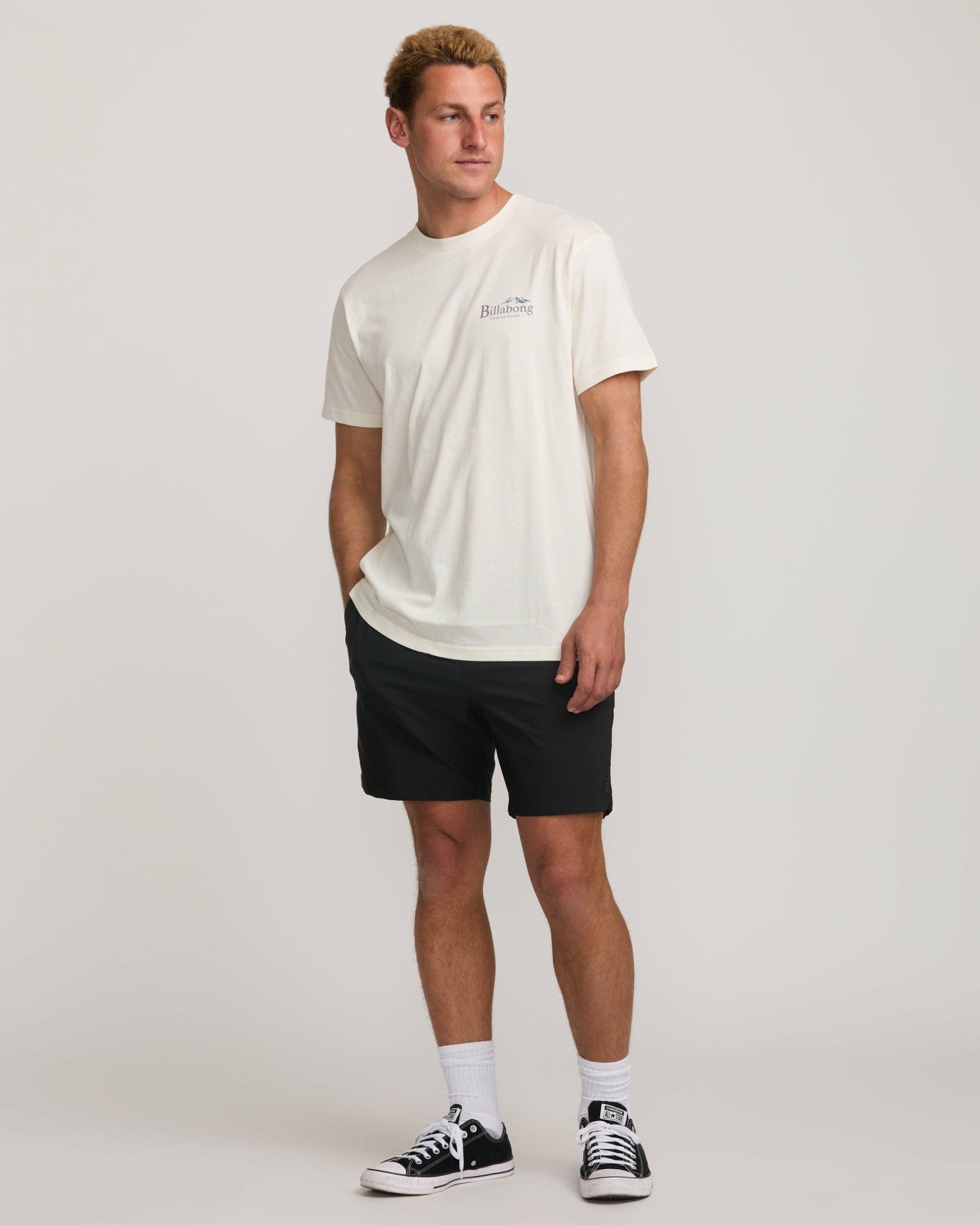 Surftrek Elastic Submersible 17" Hybrid Shorts - Black