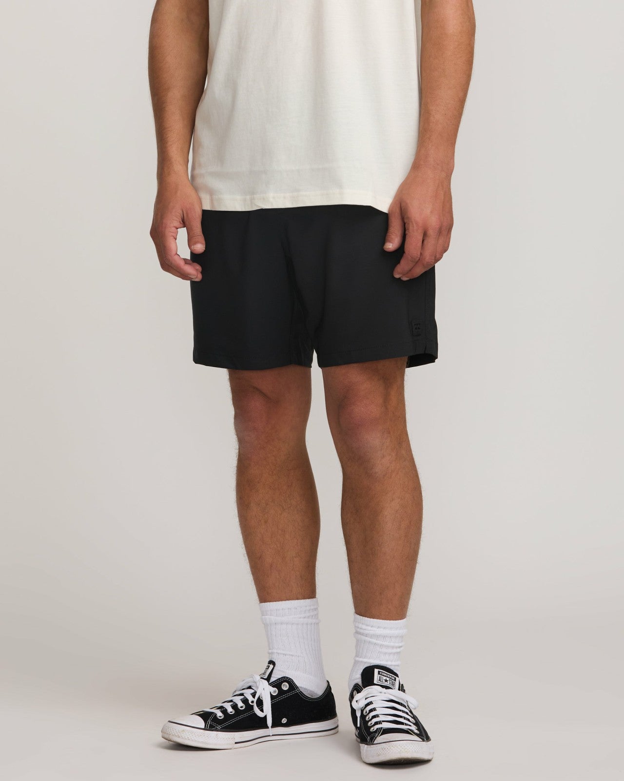 Surftrek Elastic Submersible 17" Hybrid Shorts - Black