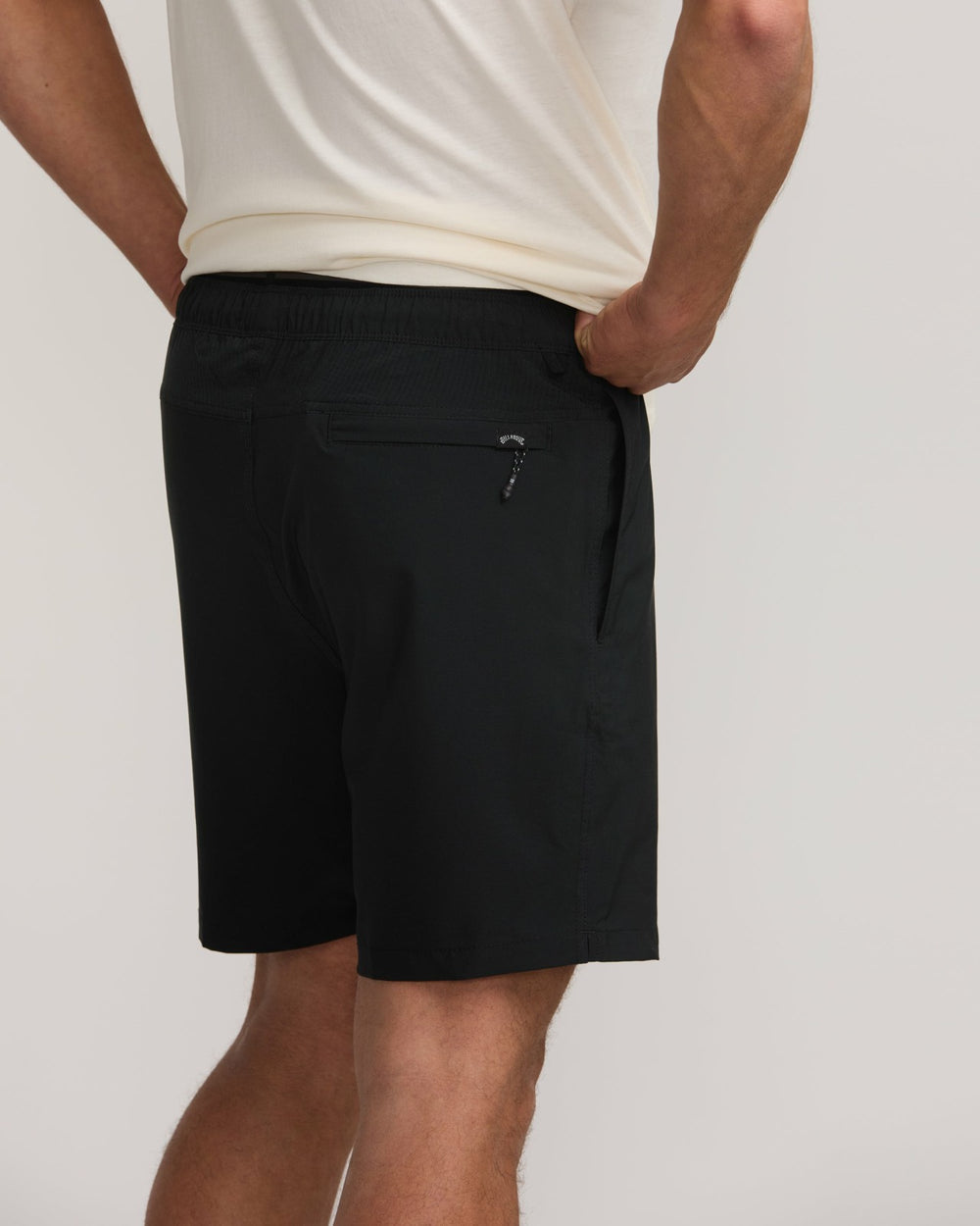 Surftrek Elastic Submersible 17" Hybrid Shorts - Black