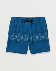 Surftrek Elastic Submersible 17" Hybrid Shorts - Deep Blue