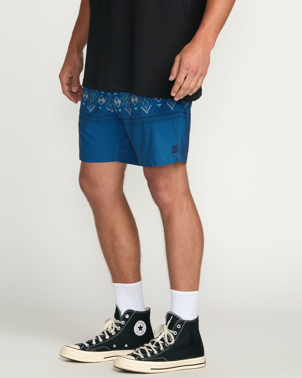 Surftrek Elastic Submersible 17" Hybrid Shorts - Deep Blue