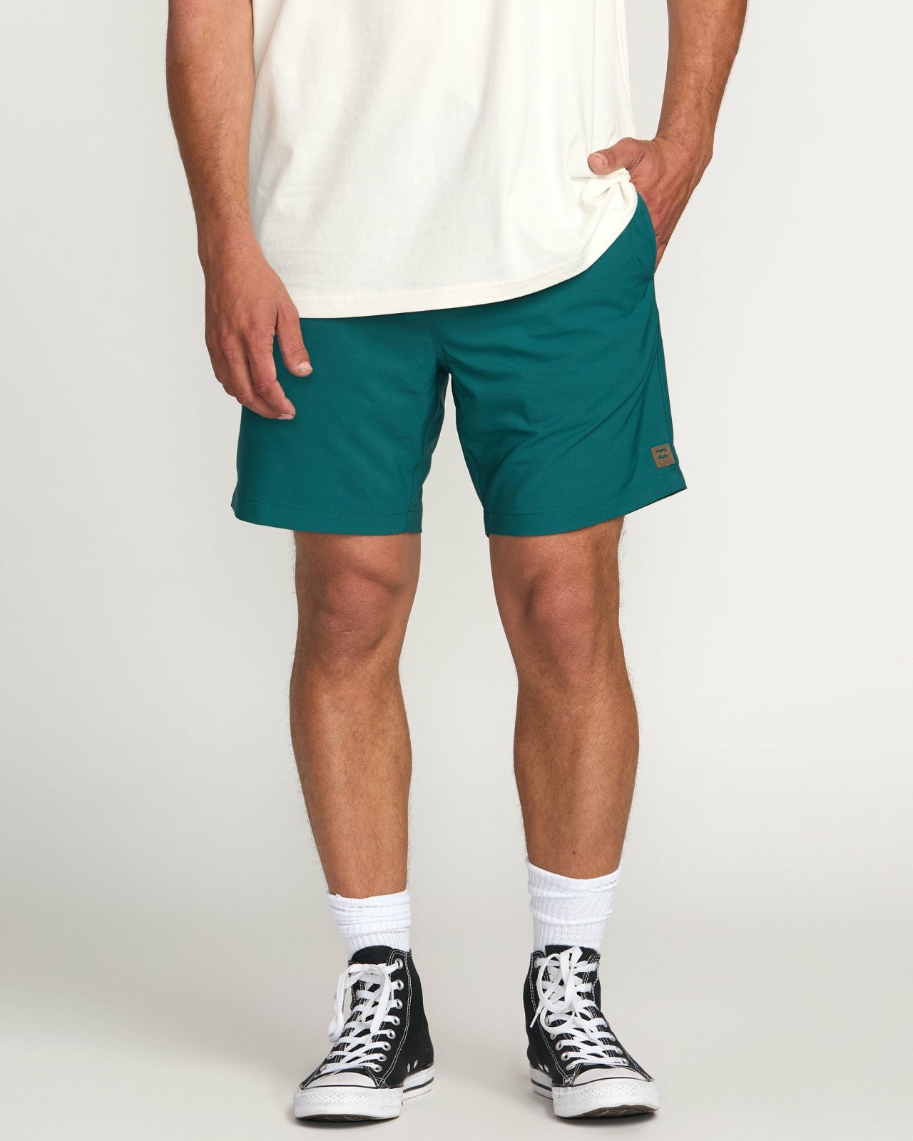 Surftrek Elastic Submersible 17" Hybrid Shorts - Marine