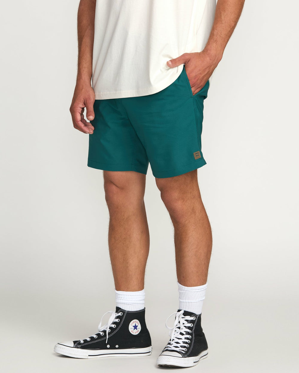 Surftrek Elastic Submersible 17" Hybrid Shorts - Marine