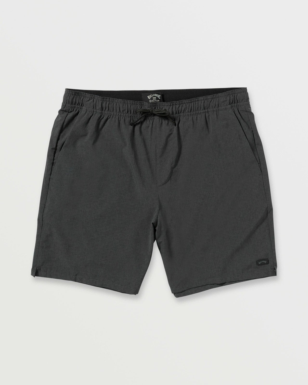 Surftrek Perforated Elastic 17" Hybrid Shorts - Black