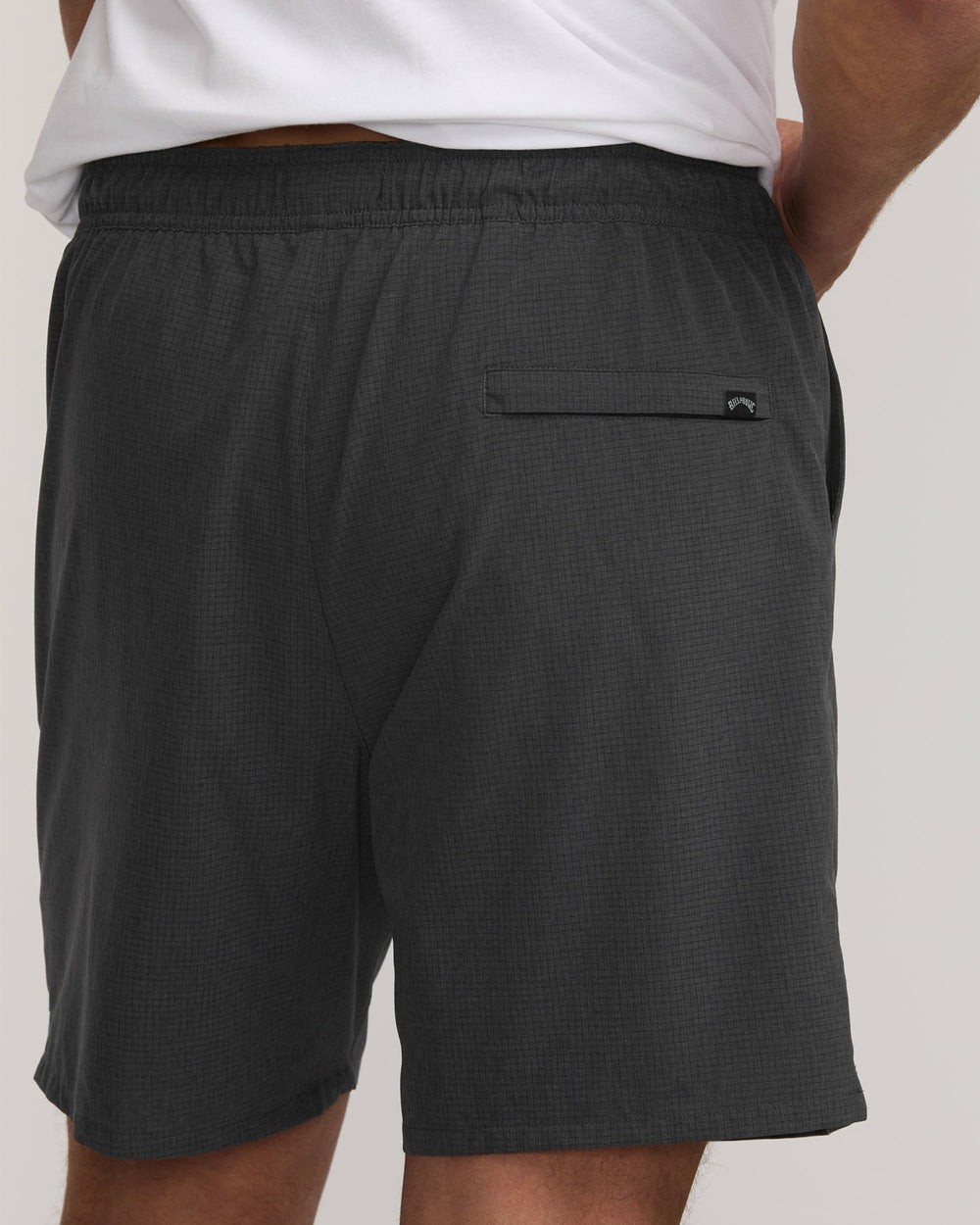 Surftrek Perforated Elastic 17" Hybrid Shorts - Black