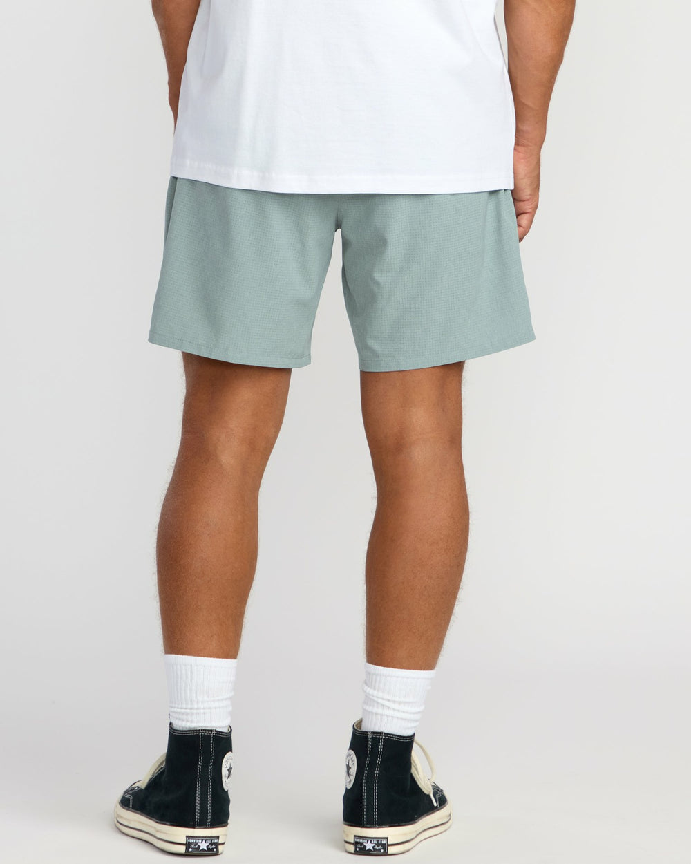 Surftrek Perforated Elastic 17" Hybrid Shorts - Sea Blue