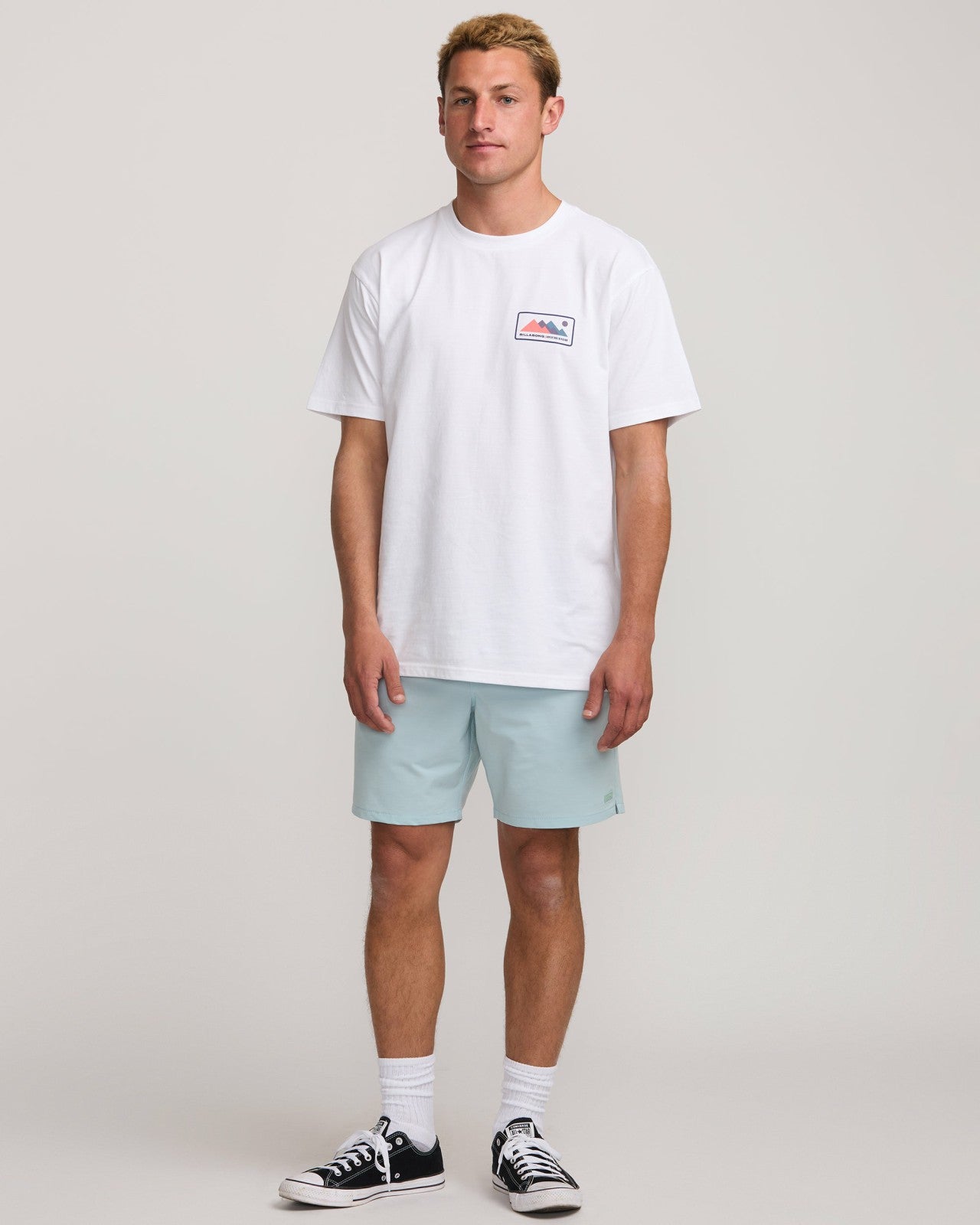Surftrek Transit Elastic 17" Hybrid Shorts - Dusty Blue
