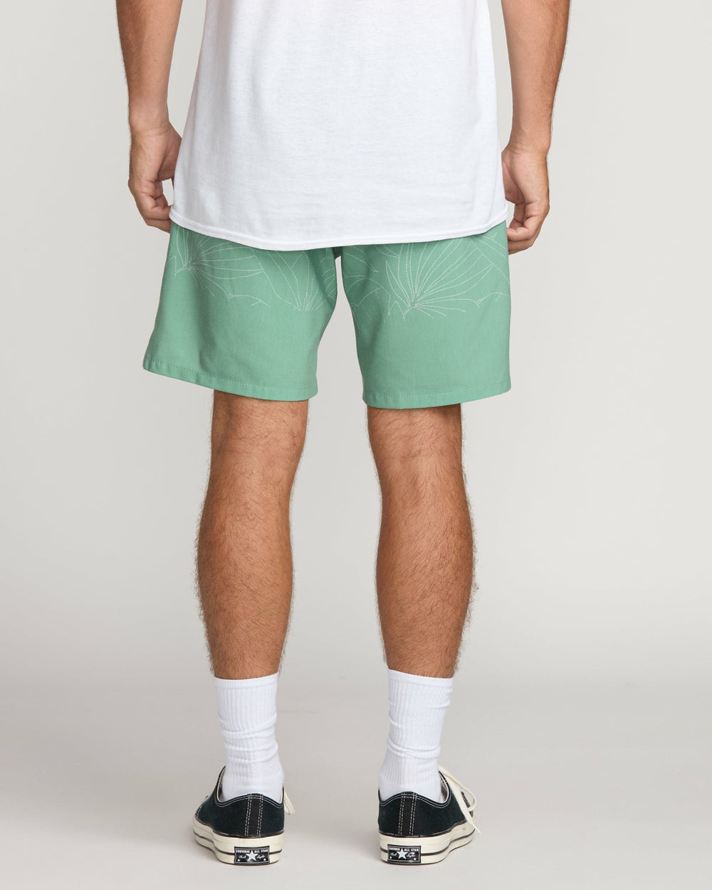 Surftrek Transit Elastic 17" Hybrid Shorts - Mist Green