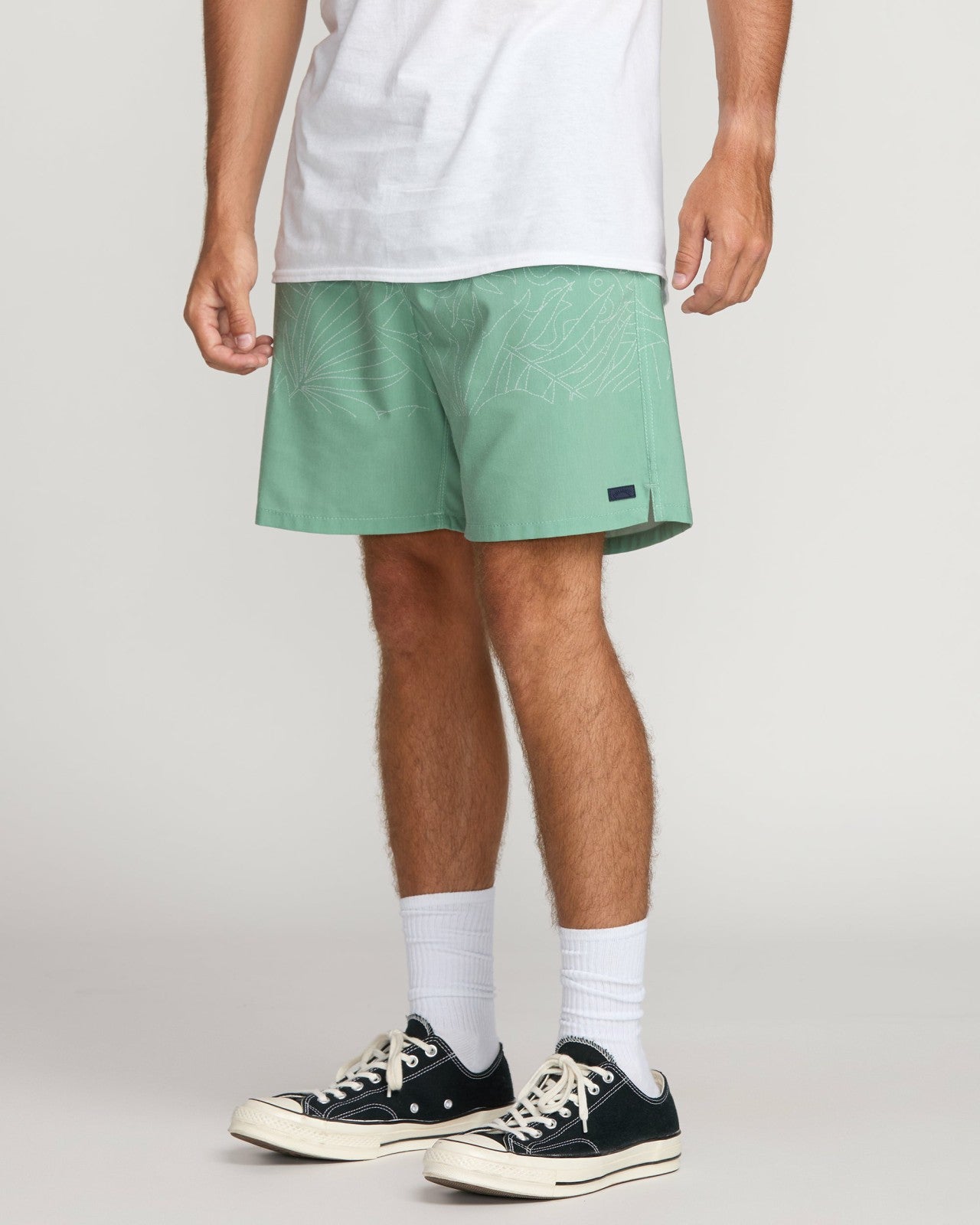 Surftrek Transit Elastic 17" Hybrid Shorts - Mist Green