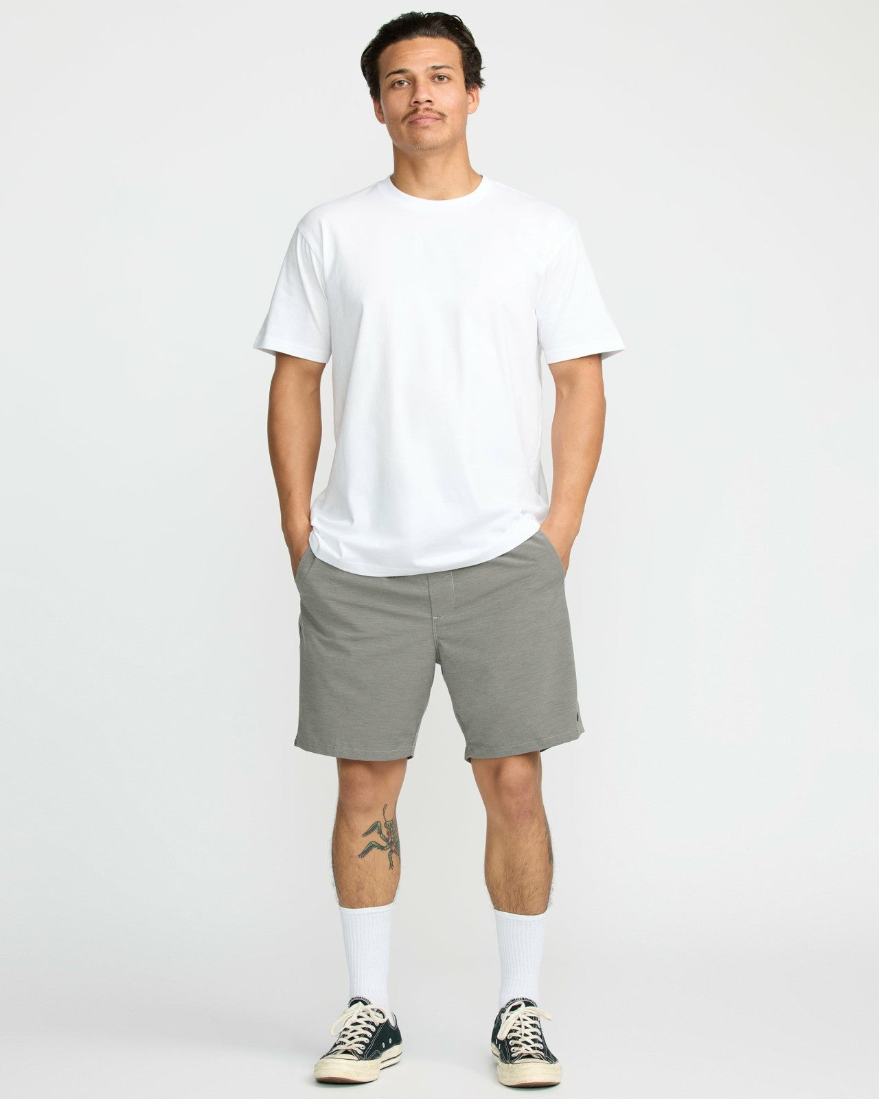 Surftrek Transit Elastic 17" Hybrid Shorts - Pewter