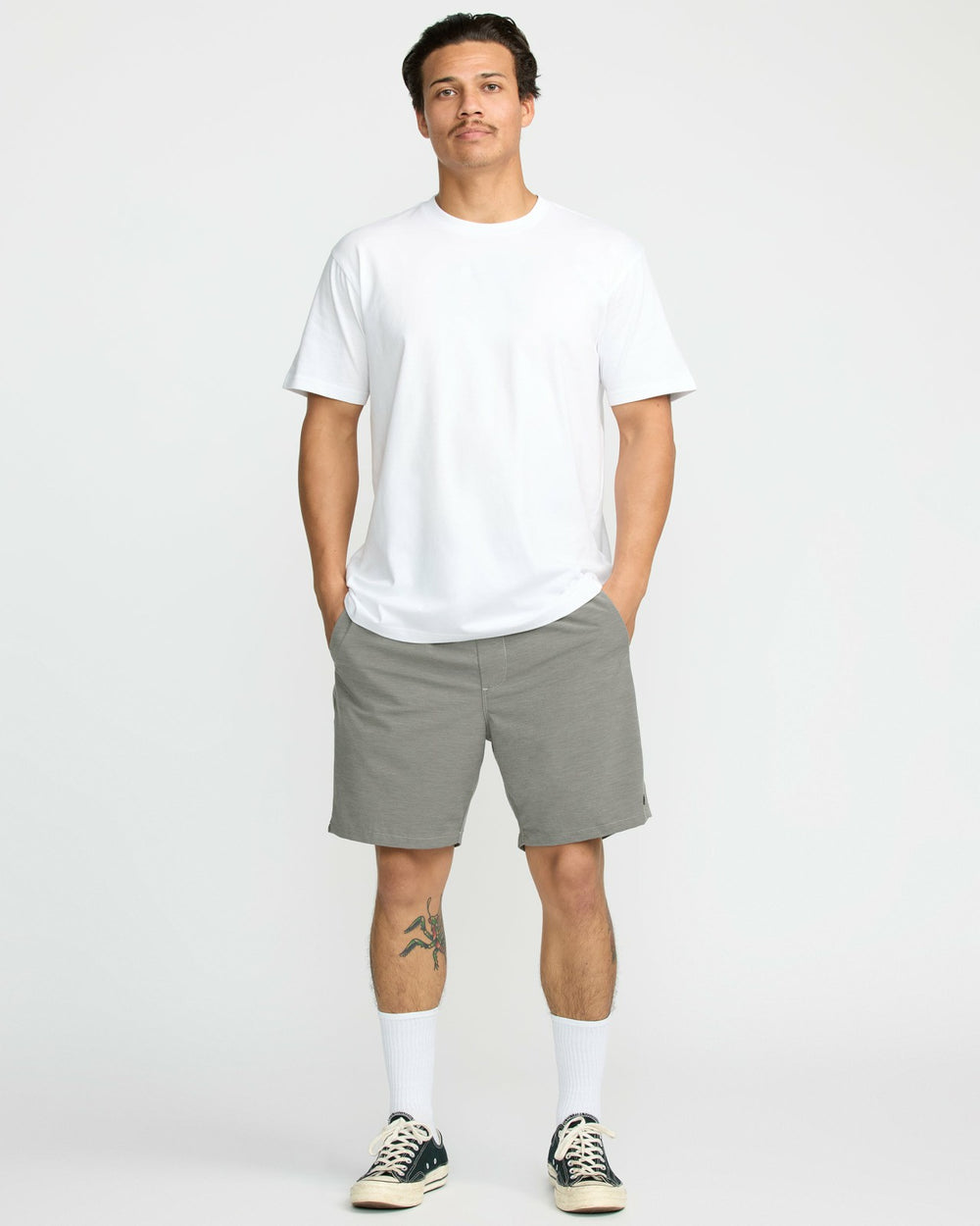 Surftrek Transit Elastic 17" Hybrid Shorts - Pewter