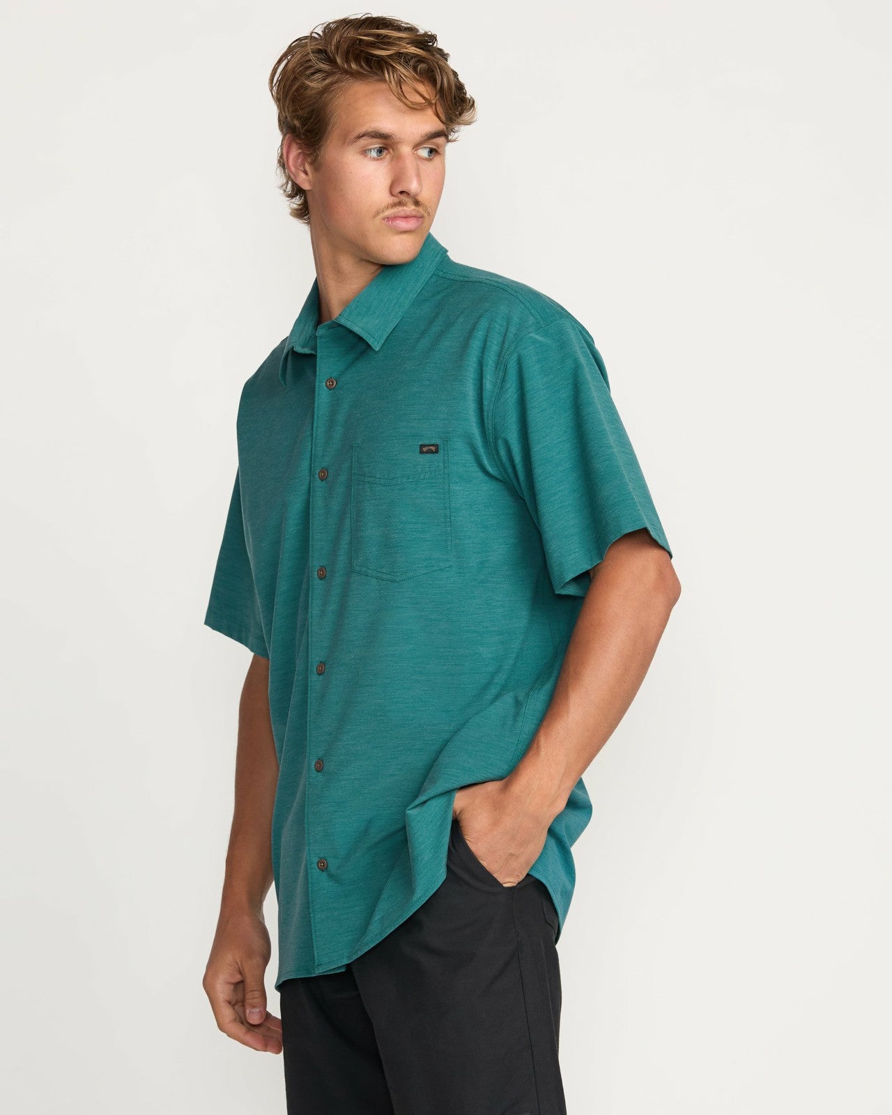 Surftrek Transit Short Sleeve Shirt - Marine
