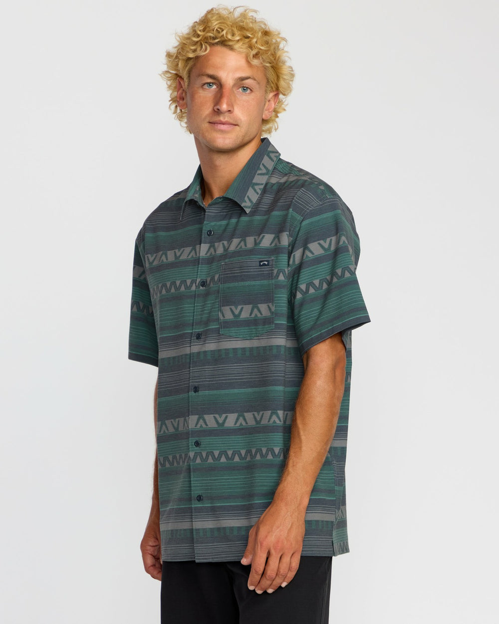 Surftrek Transit Short Sleeve Shirt - Navy