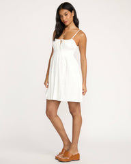 Sweet On You Mini Dress - Salt Crystal