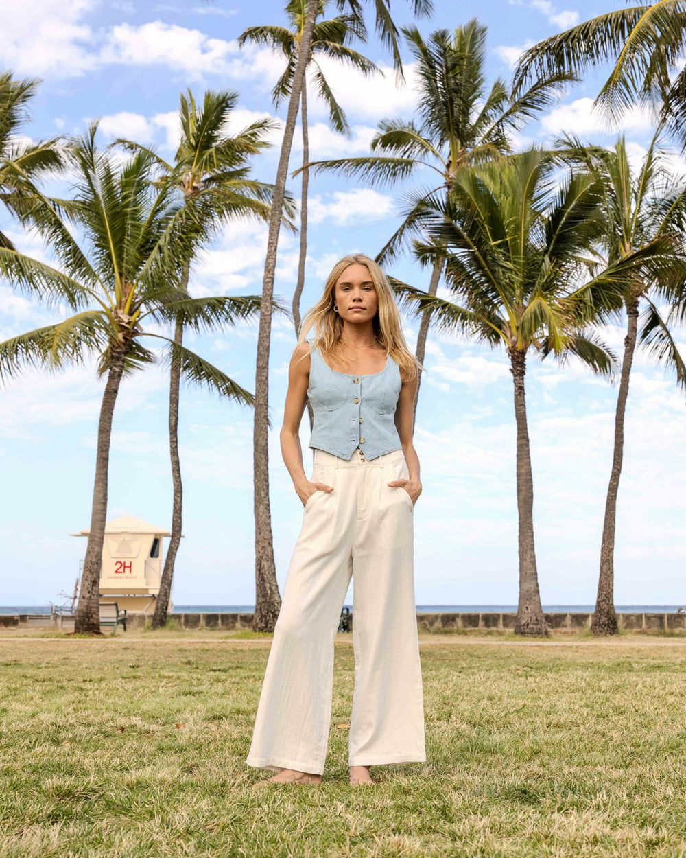 Tailor Made Pants - Salt Crystal