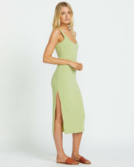 Take A Look Reversible Dress - Avocado