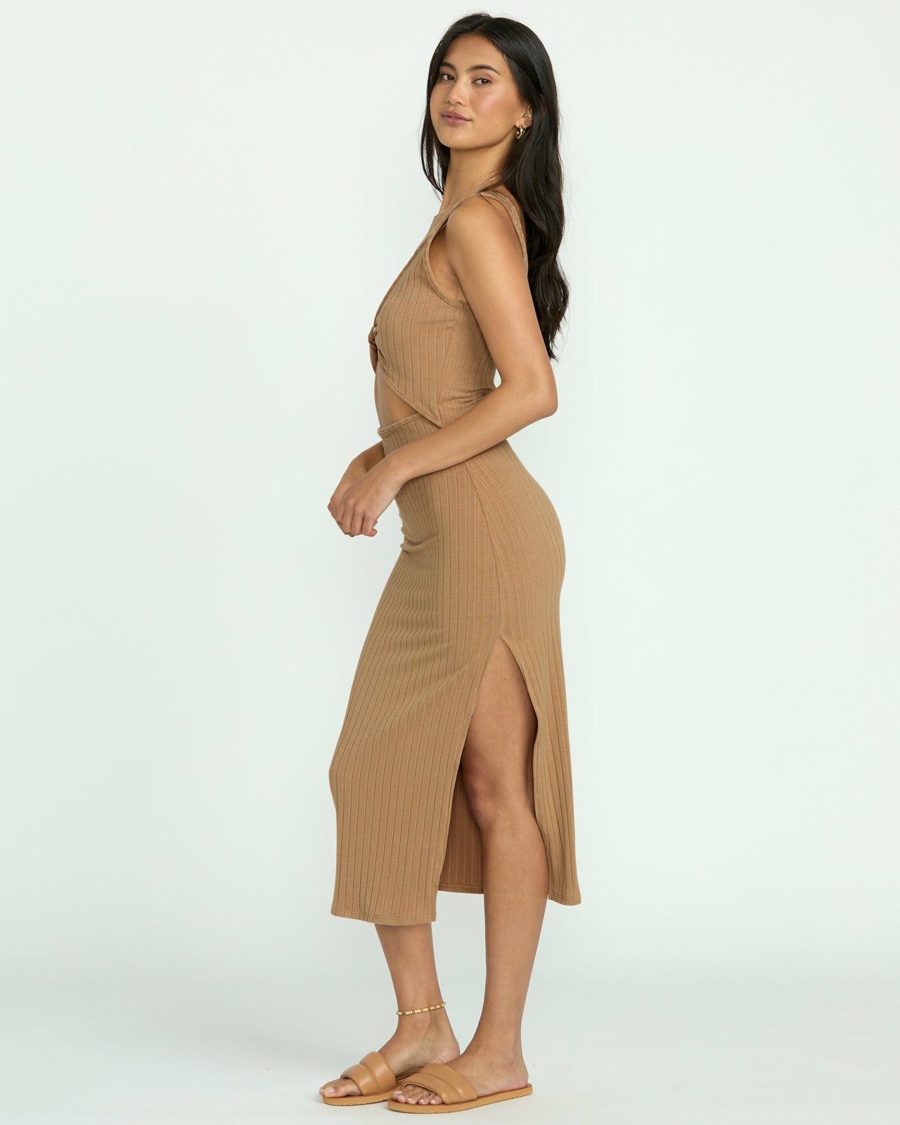 Take A Look Reversible Dress - Rose Brown