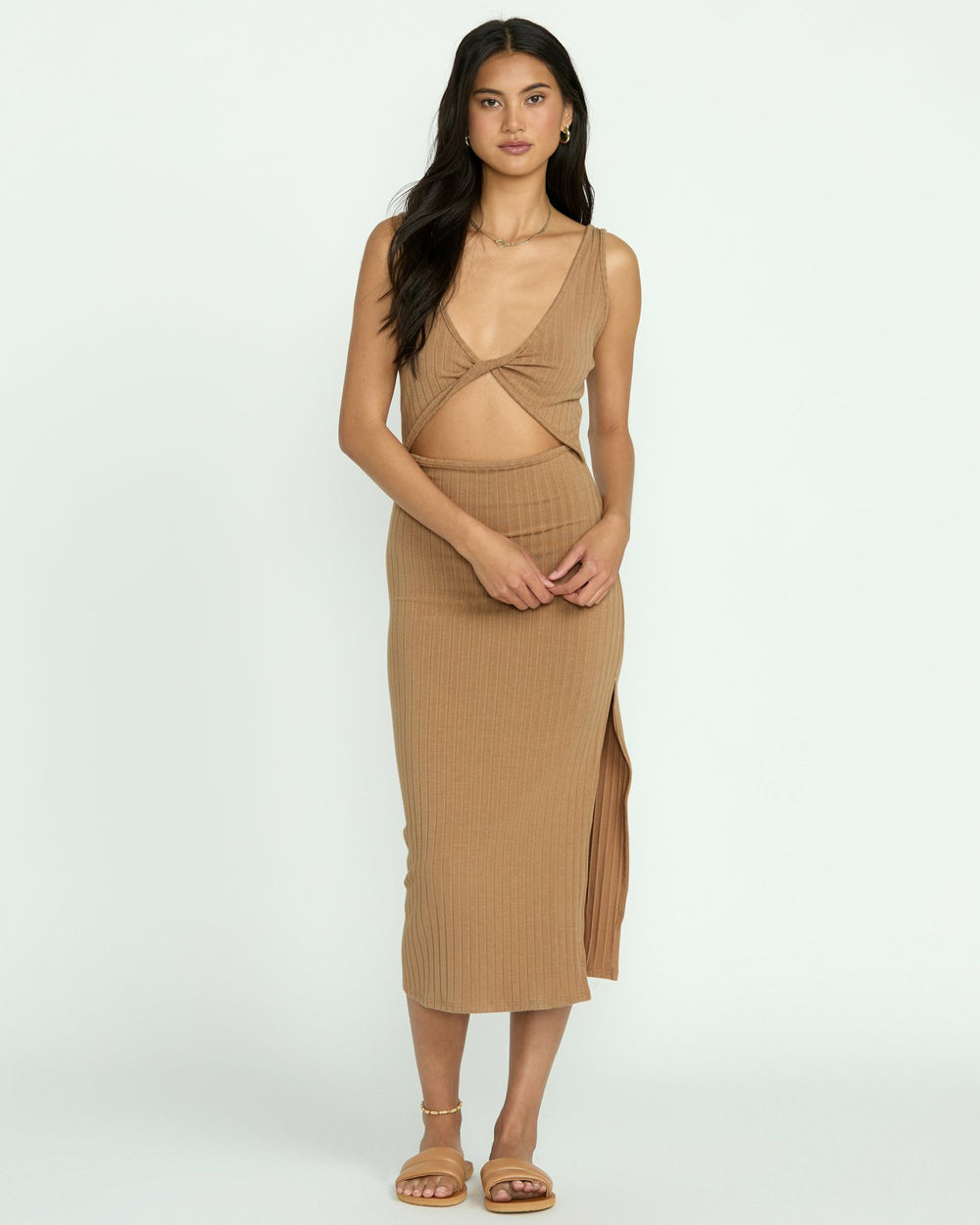 Take A Look Reversible Dress - Rose Brown
