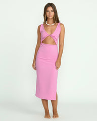 Take A Look Reversible Dress - Bright Rose