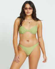 Tanlines Hike Bikini Bottom - Avocado