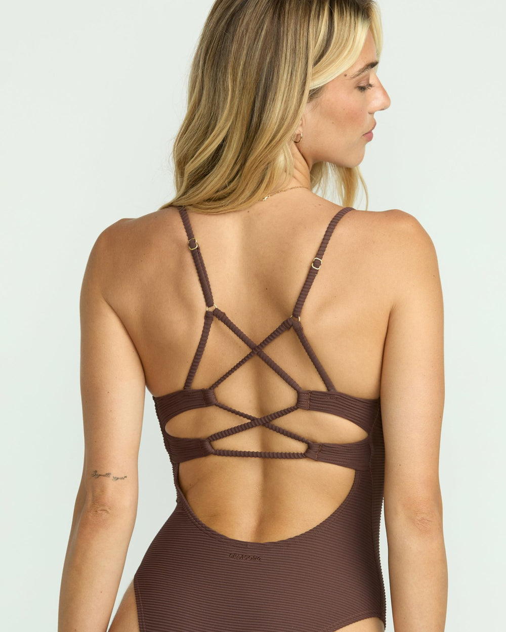 Tanlines Strappy One-Piece Swimsuit - Kona