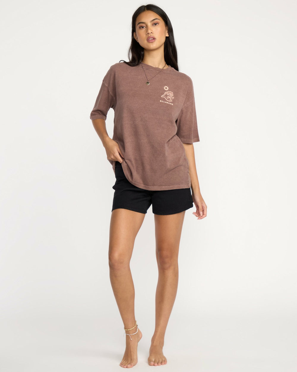 The Great Waves T-Shirt - Espresso