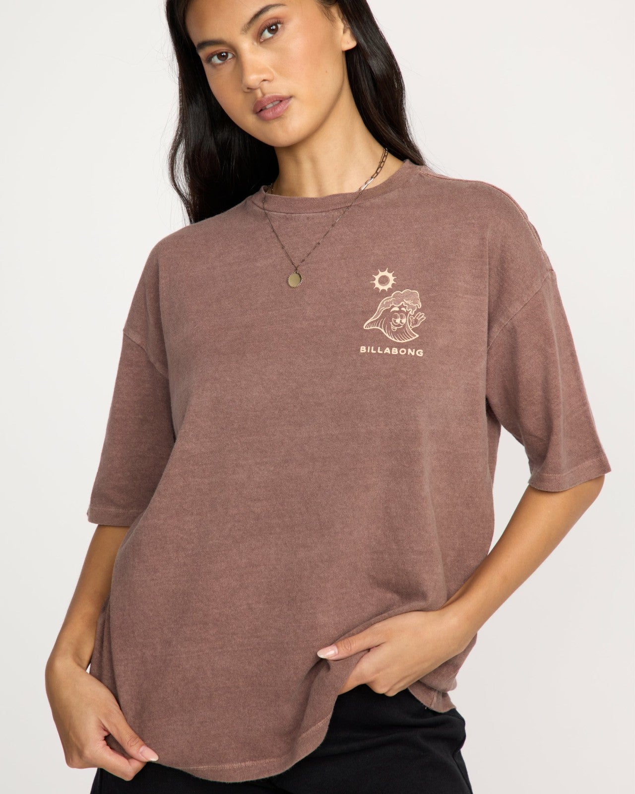 The Great Waves T-Shirt - Espresso