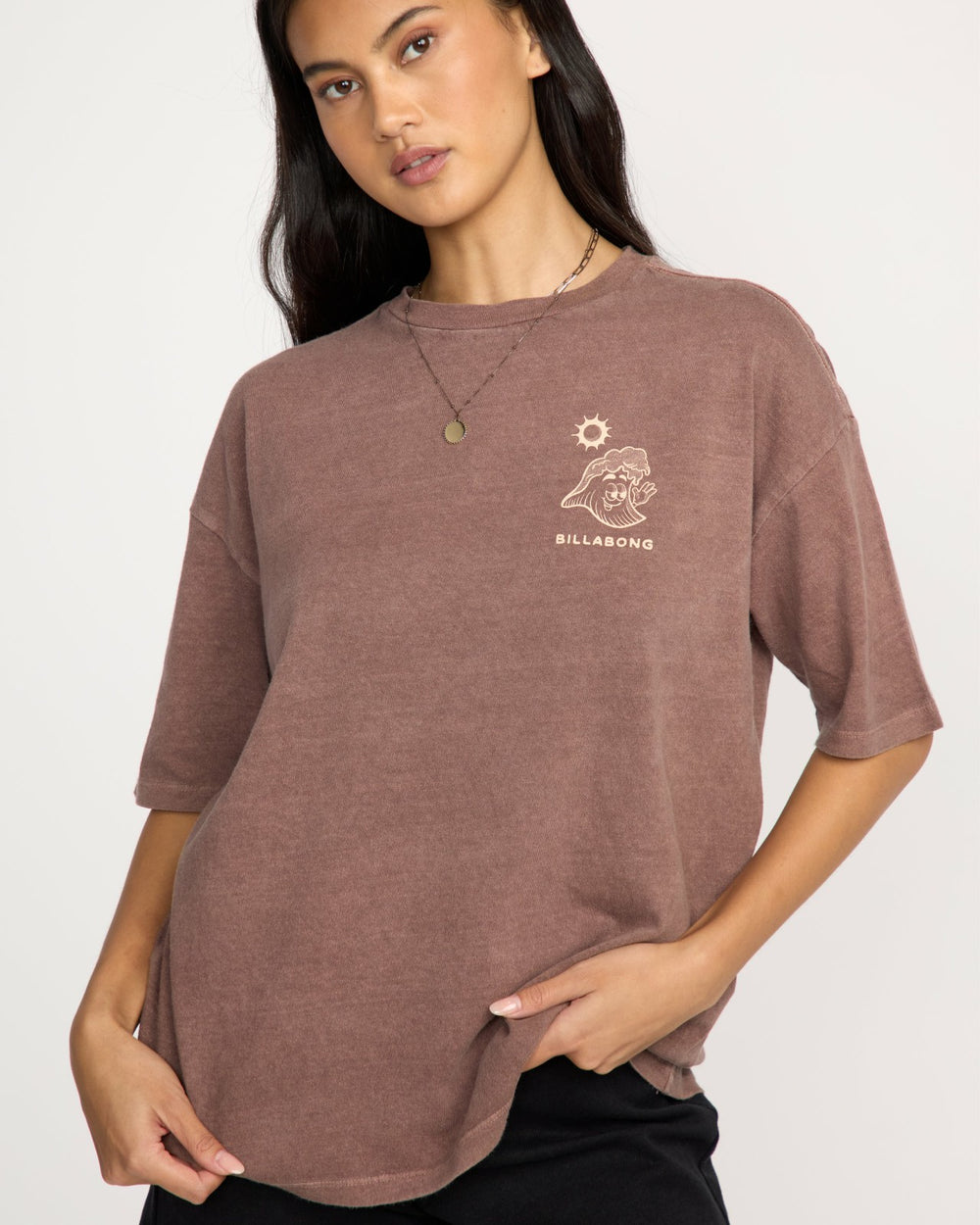 The Great Waves T-Shirt - Espresso