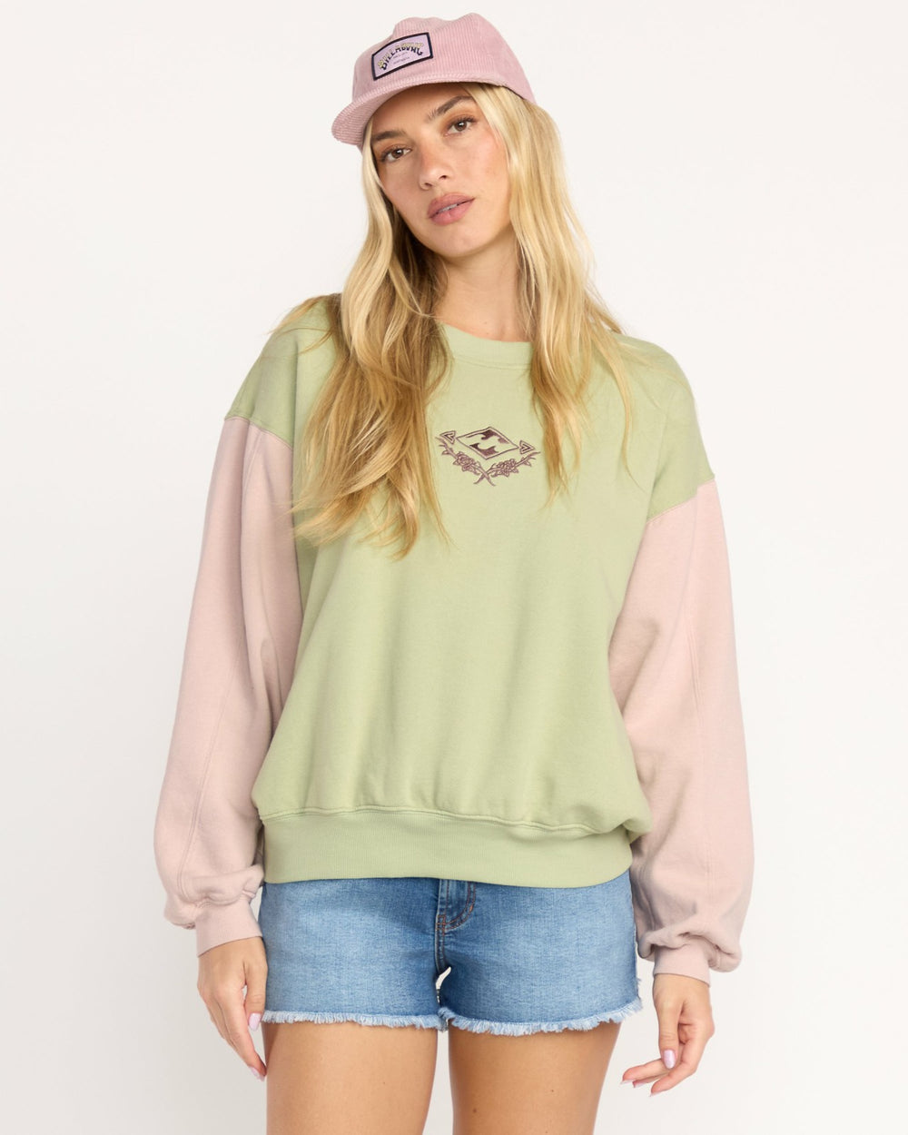 The Original Vibes Kendal Crewneck Sweatshirt - Pistachio