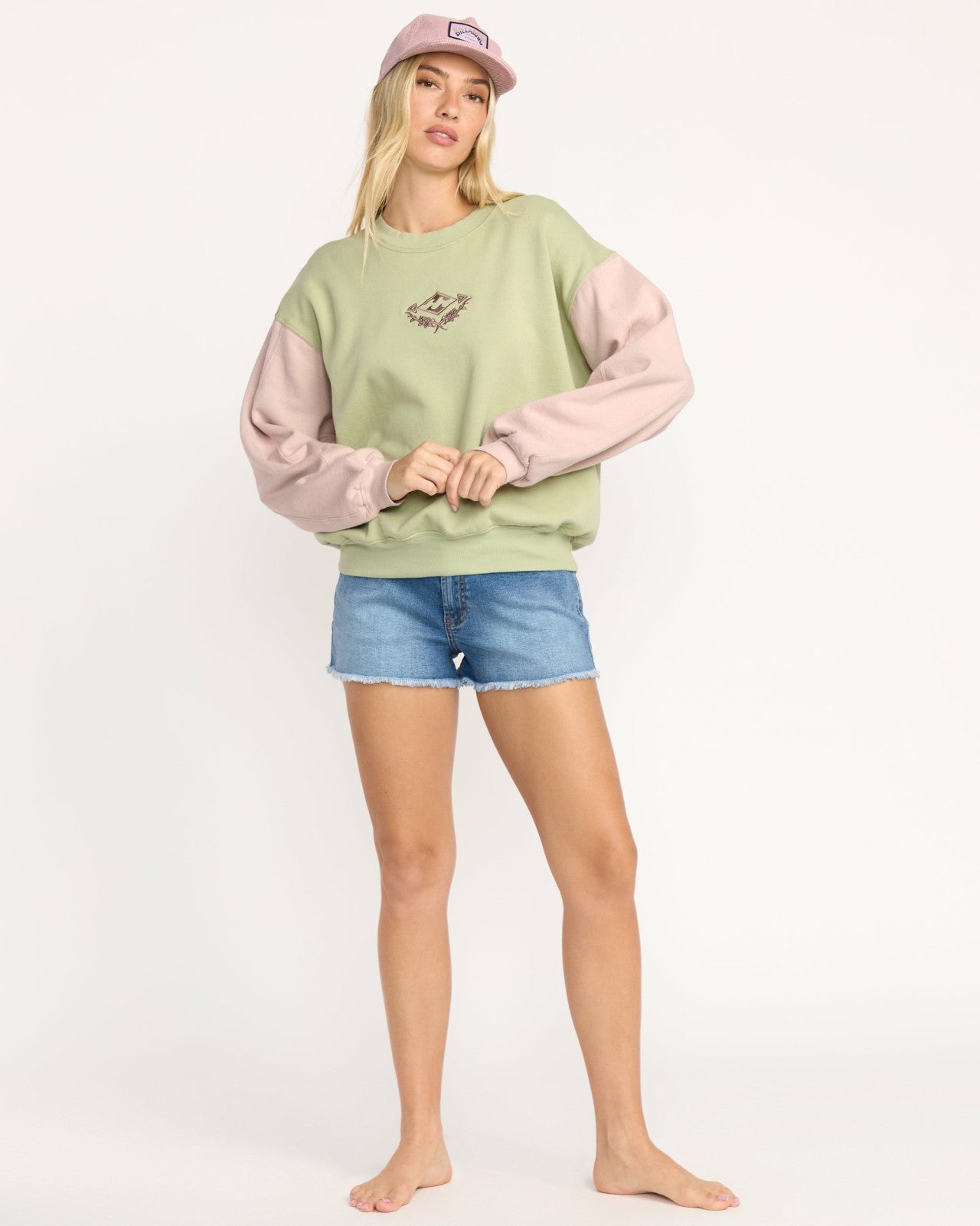 The Original Vibes Kendal Crewneck Sweatshirt - Pistachio