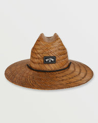 Tides Straw Lifeguard Hat - Brown