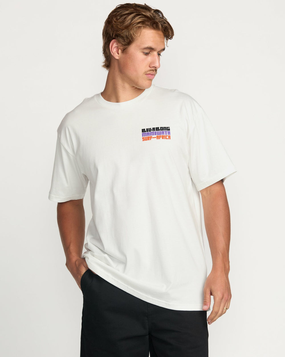 Billabong x Mami Wata Time Before Memory Regular Tee - Off White