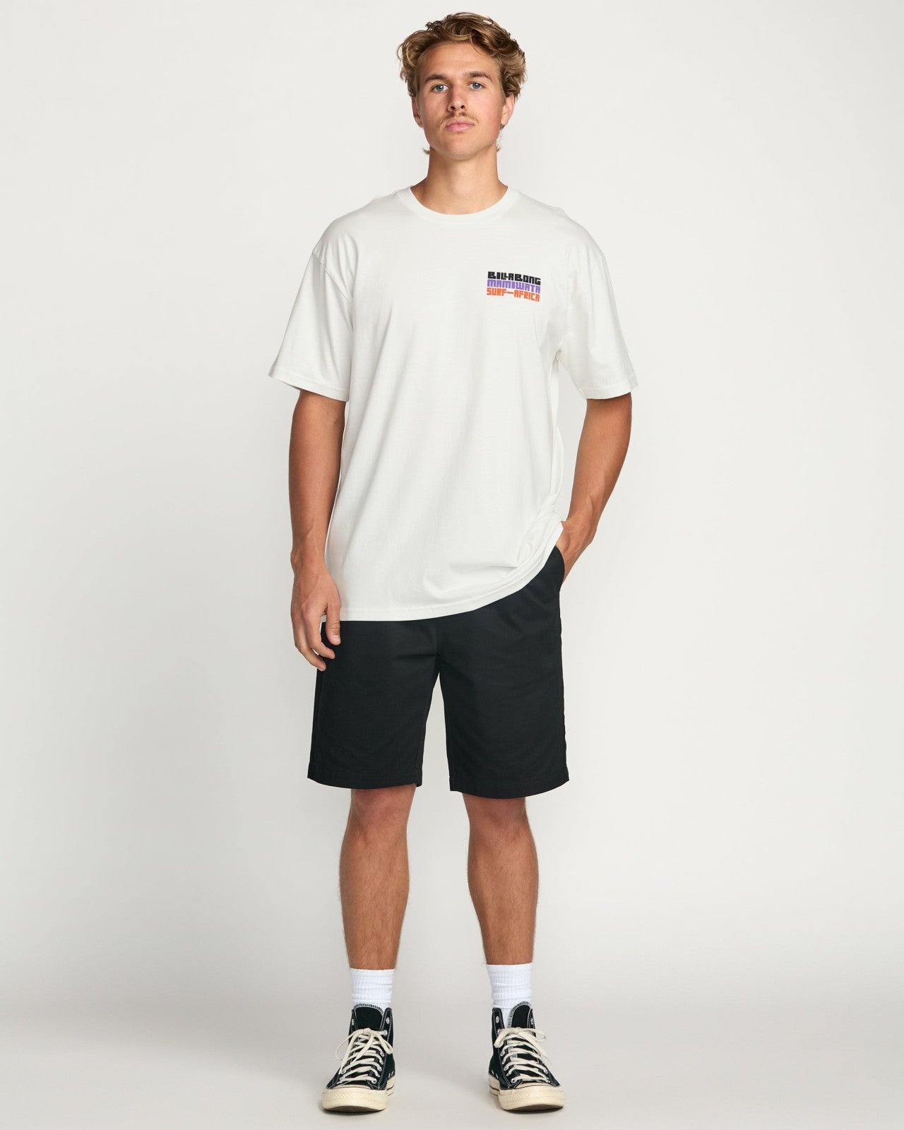 Billabong x Mami Wata Time Before Memory Regular Tee - Off White