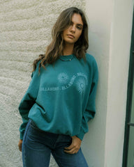 Time For Kendal Crewneck Sweatshirt - Evergreen