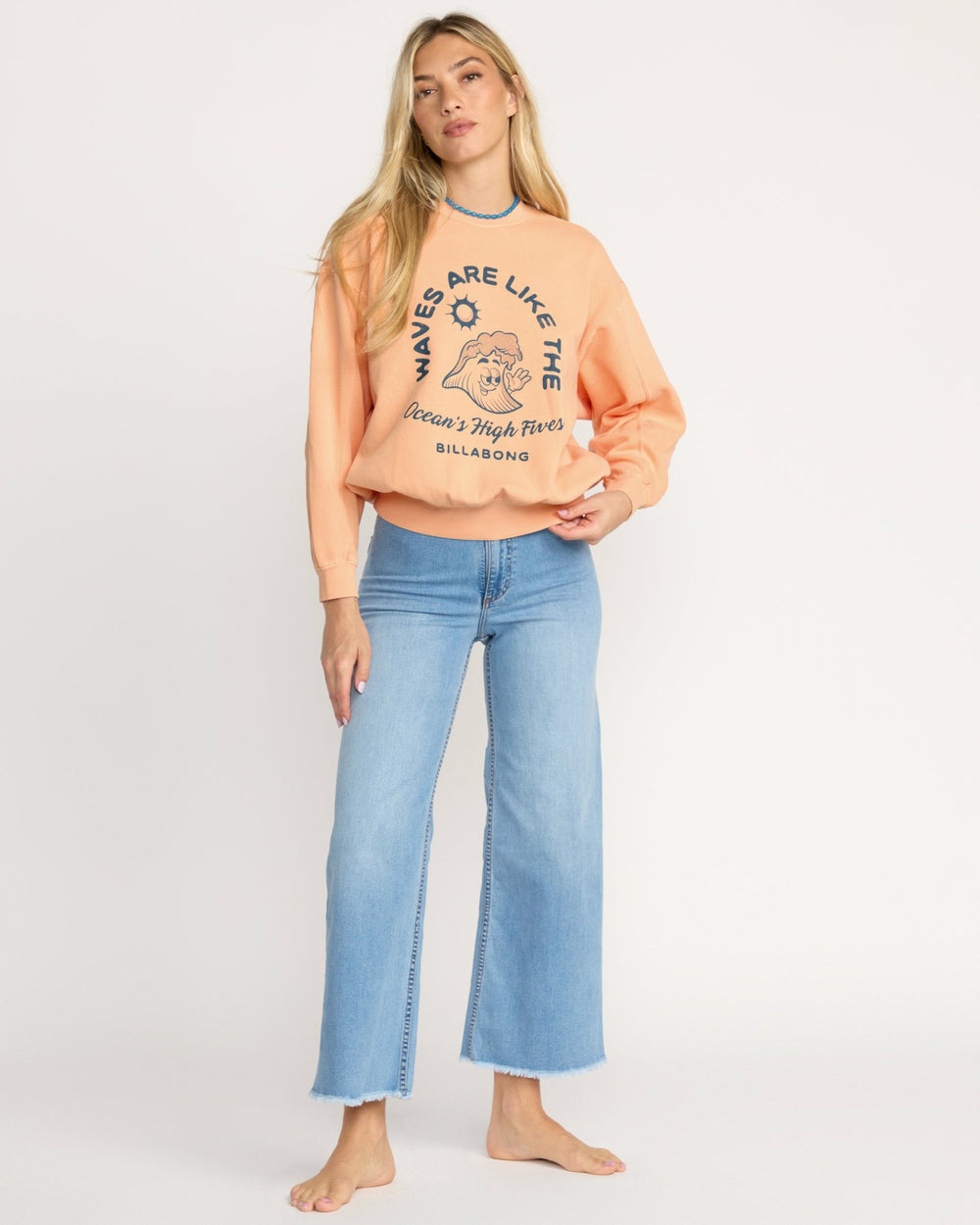 Time For Kendal Crewneck Sweatshirt - Sunstone