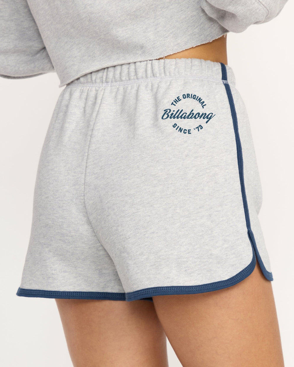 Triple Palms Dolphin Shorts - Heather Grey