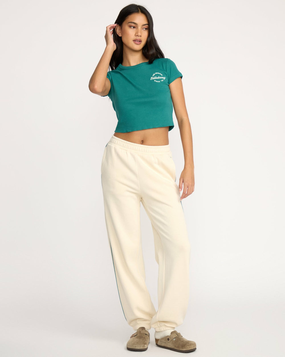 Triple Palms Sweatpants - Whitecap