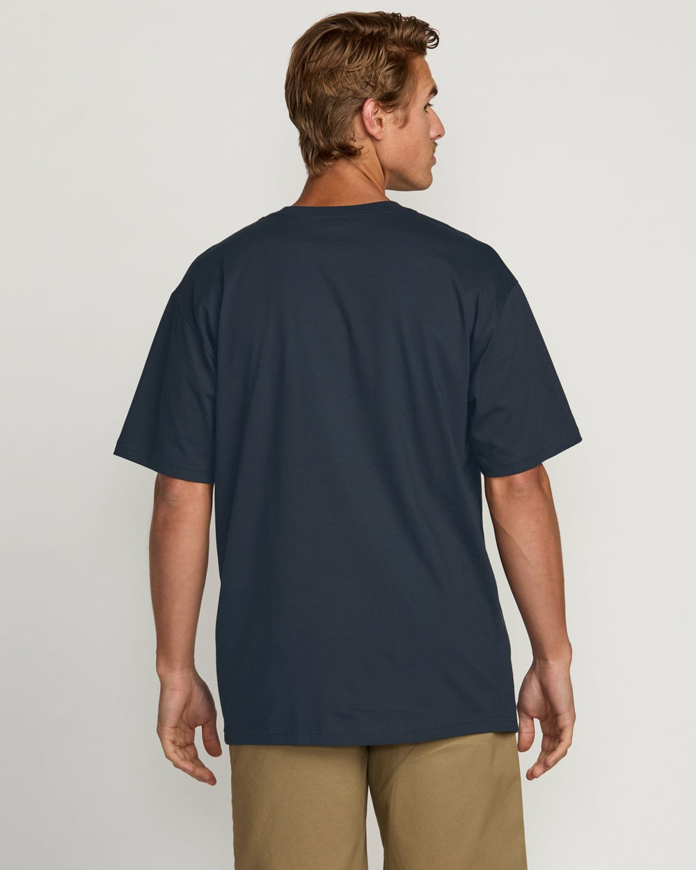 Triple Up Regular Tee - Aged Indigo