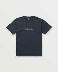 Triple Up Regular Tee - Aged Indigo