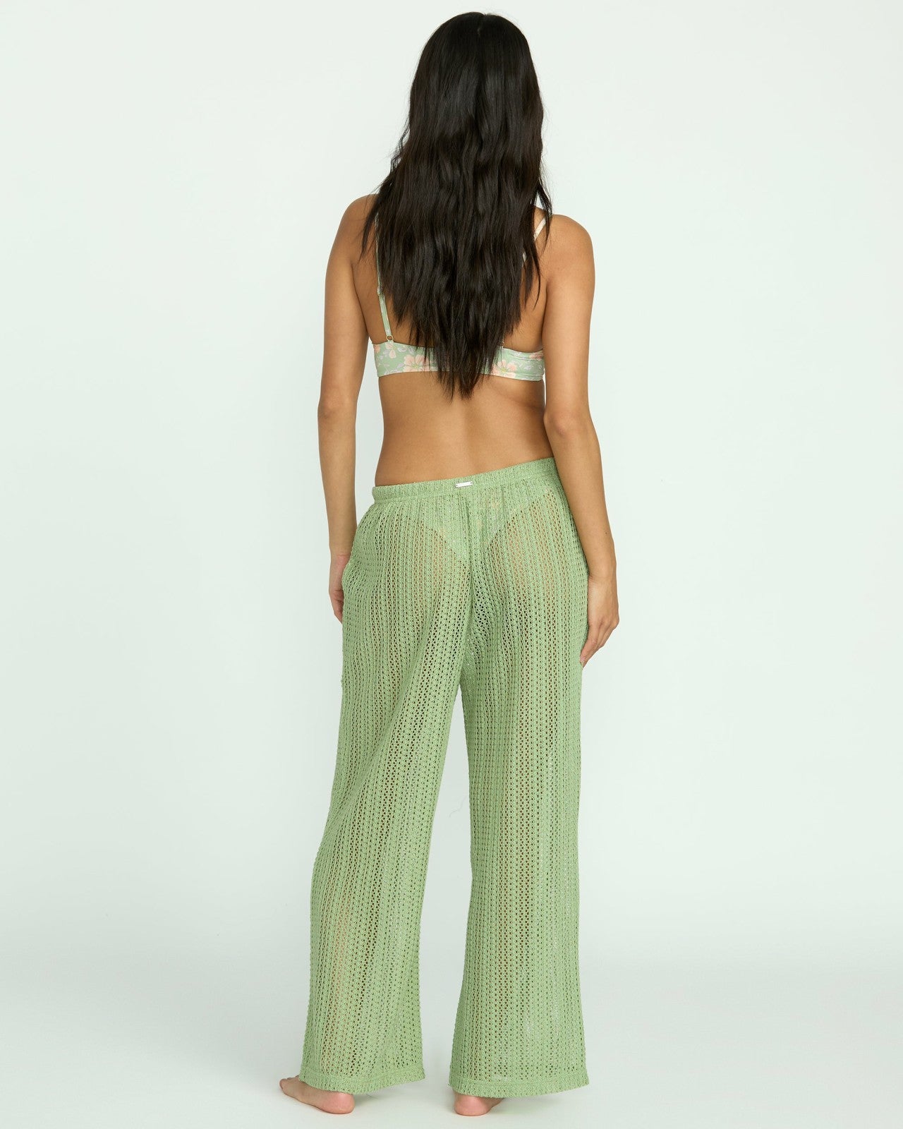 Tropic Beach Cover-Up Pants - Pistachio