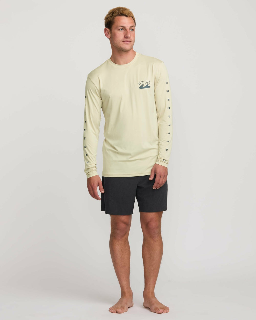 Unity Loose Fit Long Sleeve Surf Tee - Desert Sand