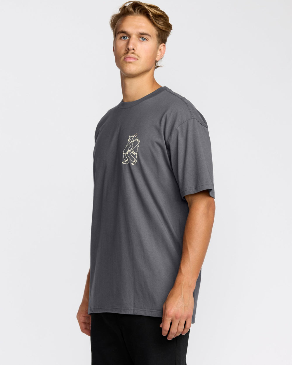Up The Beach Regular Short Sleeve T-Shirt - Char